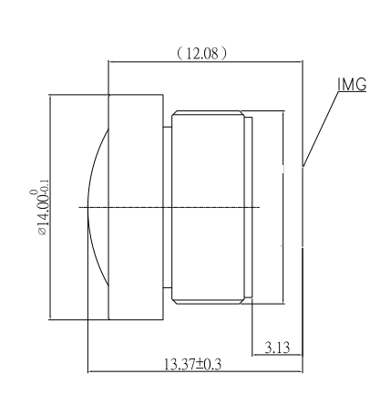 rear view lens -YT-7596P