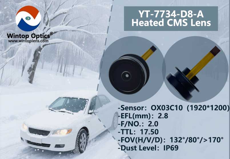 YT-7734-D8-A Debuts: 6G Optics & Smart Thermal Tech Redefine Heated Camera Lenses for Autonomous Driving