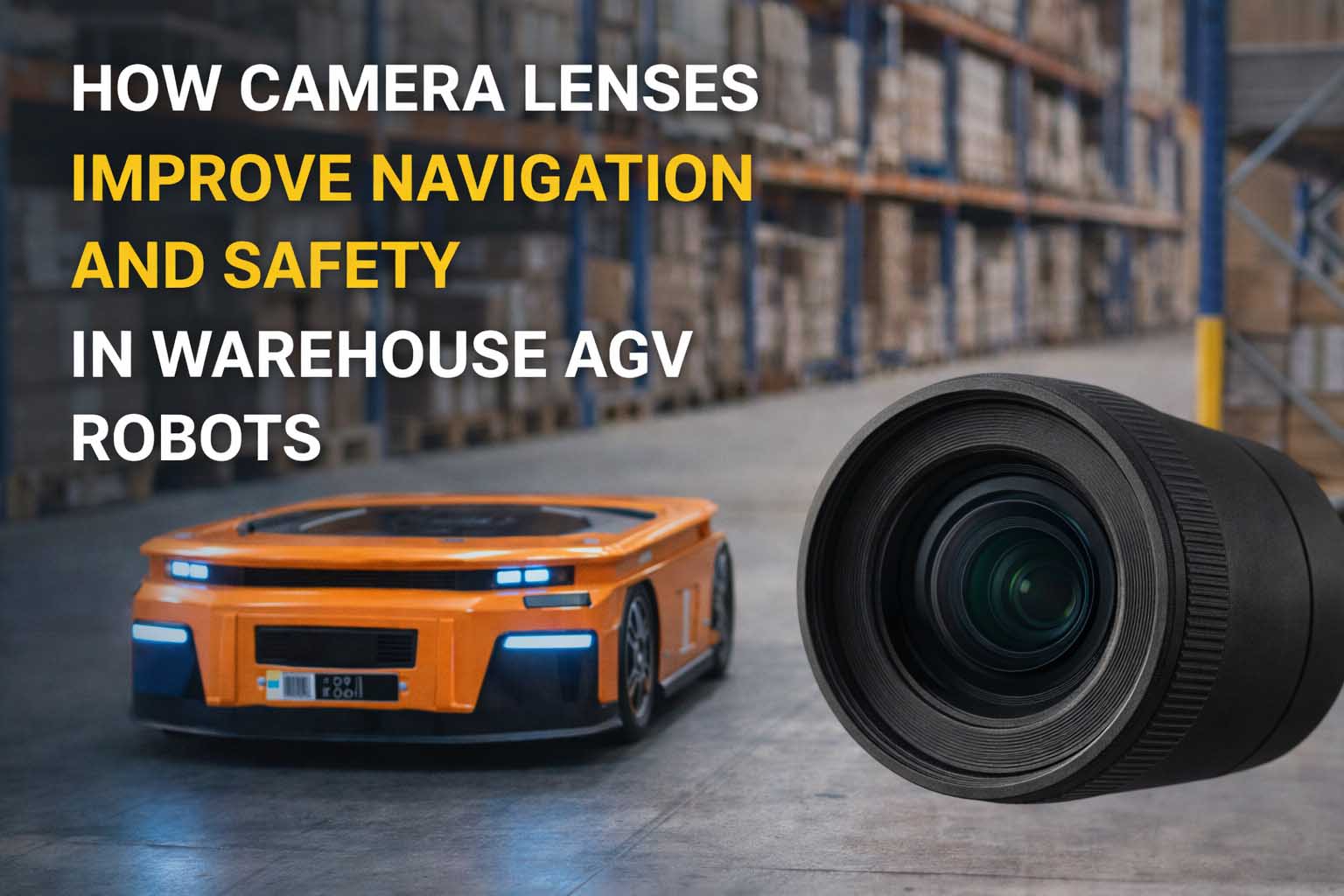 How Camera Lenses Improve Navigation and Safety in Warehouse AGV Robots