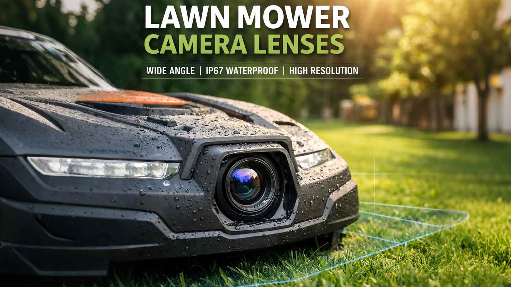 The Role of Camera Lenses in Modern Robotic Lawn Mowers